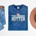 College Masters Degree Graduation Two Degrees Hotter Mineral Wash Tshirts Mineral Navy