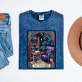 Color Graphic The Introvert Tarot Card Raglan Baseball Tee Mineral Wash Tshirts Mineral Navy Color Graphic The Introvert Tarot Card Raglan Baseball Tee Mineral Wash Tshirts Mineral Navy