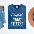 Congrats 2018 Brianna College High School Graduation T-Shir Mineral Wash Tshirts Mineral Navy