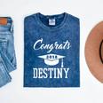 Congrats 2018 Destiny College High School Graduation T-Shir Mineral Wash Tshirts Mineral Navy