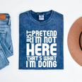 Cool Introvert Just Pretends I'm Not Heres Mineral Wash Tshirts Mineral Navy