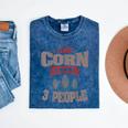 Corn Enthusiast Introvert Maize Farmer Planter Grower Mineral Wash Tshirts Mineral Navy