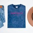 Cosmetologist Est 2024 Graduation Beauty School Cosmetology Mineral Wash Tshirts Mineral Navy