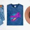 Cowabunga Retro 80s 90s Nostalgia Slang Neon Grunge Art Mineral Wash Tshirts Mineral Navy