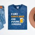 I Like Craft Beer & Maybe 3 People Introvert Beer Fans Mineral Wash Tshirts Mineral Navy I Like Craft Beer & Maybe 3 People Introvert Beer Fans Mineral Wash Tshirts Mineral Navy