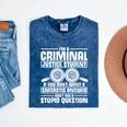 Criminal Justice Degree Graduation Criminal Justice Student Mineral Wash Tshirts Mineral Navy