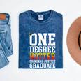 Criminal Justice Graduation Tshirt One Degree Hotter Mineral Wash Tshirts Mineral Navy