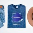 Criminology Graduation Graduated Degree University Student Mineral Wash Tshirts Mineral Navy