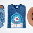 Cute Introvert Shy Teen Anti-Social Inner Strength Mineral Wash Tshirts Mineral Navy