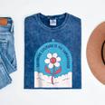 Cute Introvert Shy Teen Anti-Social Inner Strength Mineral Wash Tshirts Mineral Navy