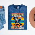 Dabbing Boy Goodbye 2nd Grade Hello 3rd Grade Graduation Mineral Wash Tshirts Mineral Navy