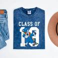 Dabbing Graduation Class Of 2019 Unicorn Shirt Mineral Wash Tshirts Mineral Navy