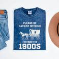 Dad Please Be Patient With Me I'm From The 1900s Vintage Premium Tri-Blend Mineral Wash Tshirts Mineral Navy
