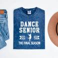 Dance Team Senior 2025 Dance Senior Night Graduation Party Mineral Wash Tshirts Mineral Navy