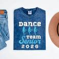 Dance Team Senior 2026 Senior Night Graduation Grad Mineral Wash Tshirts Mineral Navy