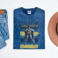 DC Comics Graduation Batman The Grad Power Stance Mineral Wash Tshirts Mineral Navy