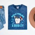 Dentist Hygienist Dental Graduation Holy Molar I Did It Mineral Wash Tshirts Mineral Navy