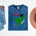 Dinosaur Rawr Diploma Graduate Graduation Mineral Wash Tshirts Mineral Navy