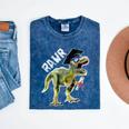 Dinosaur T Rex Rawr Last Day Of School Graduation Shirt Mineral Wash Tshirts Mineral Navy