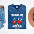 Discipline Arsenal Pinoy Nostalgia Filipino Tsinelas Premium Tri-Blend Mineral Wash Tshirts Mineral Navy
