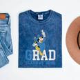 Disney Mickey Mouse 2025 Graduation Class Of '25 Rad Grad Premium Tri-Blend Mineral Wash Tshirts Mineral Navy
