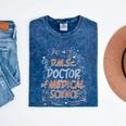 DMSc Doctor Of Medical Science Doctorate Graduation Raglan Baseball Tee Mineral Wash Tshirts Mineral Navy