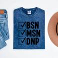 DNP Doctor MSN BSN DNP Nurse DNP Degree Graduation Mineral Wash Tshirts Mineral Navy