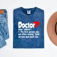 Doctor For Medical Med Student Graduation Mineral Wash Tshirts Mineral Navy