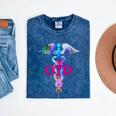 Doctor Of Occupational Therapy OTD Caduceus Graduation Mineral Wash Tshirts Mineral Navy