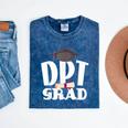 Doctor Of Physical Therapy Graduation T-Shirt Therapist DPT Mineral Wash Tshirts Mineral Navy