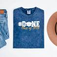 DONE Class Of 2024 Graduation For Her Him Grad Senior 2024 Mineral Wash Tshirts Mineral Navy