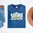Done Class Of 2026 Graduation 2026 Senior Graduate School Mineral Wash Tshirts Mineral Navy