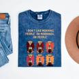 I Dont Like Morning People Introvert Coffee Lover Antisocial Mineral Wash Tshirts Mineral Navy