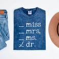 Dr Doctor Doctorate PhD Graduation Mineral Wash Tshirts Mineral Navy