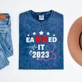Earned It 2023 For Nurse Graduation Or RN LPN Class Of 2023 Mineral Wash Tshirts Mineral Navy