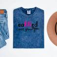 Earned Not Given Nurse Graduation Mineral Wash Tshirts Mineral Navy