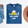 Earned Not Given Shirt RN Nurses Graduation 2019 Her Mineral Wash Tshirts Mineral Navy