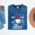 Earned It Nurse Graduation 2025 Nursing Grad Student RN LPN Mineral Wash Tshirts Mineral Navy