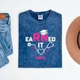 Earned It RN 2025 Nurse Graduation Nursing School Graduate Premium Tri-Blend Mineral Wash Tshirts Mineral Navy