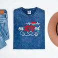 Earned It RN Nurse Graduation RN & LPN Nursing Mineral Wash Tshirts Mineral Navy