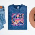 EAT THE RICH 90S NOSTALGIA WHALE ORCA YAHCT RETRO Mineral Wash Tshirts Mineral Navy