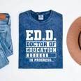 EdD Doctor Of Education In Progress EdD Graduation Mineral Wash Tshirts Mineral Navy
