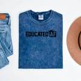 Educated Af Graduation T Shirt Mineral Wash Tshirts Mineral Navy