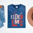 Elder Emo Retro Punk Typography Nostalgia Premium Tri-Blend Mineral Wash Tshirts Mineral Navy Elder Emo Retro Punk Typography Nostalgia Premium Tri-Blend Mineral Wash Tshirts Mineral Navy