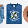 Elder Millennials Embracing 90s CDs Nostalgia Vibes Mineral Wash Tshirts Mineral Navy