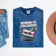 Elder Millennials Embracing 90s Rewind Nostalgia Vibes Mineral Wash Tshirts Mineral Navy