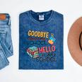 Elementary School End Of Year Graduation Middle Mineral Wash Tshirts Mineral Navy