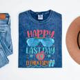 Elementary Teacher Student Graduation Last Day School Mineral Wash Tshirts Mineral Navy