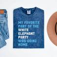 Elephant Party For Introvert Going Mineral Wash Tshirts Mineral Navy