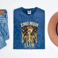 Emo Mom Club Still Rockin Skeleton Nostalgia Women Mother Mineral Wash Tshirts Mineral Navy